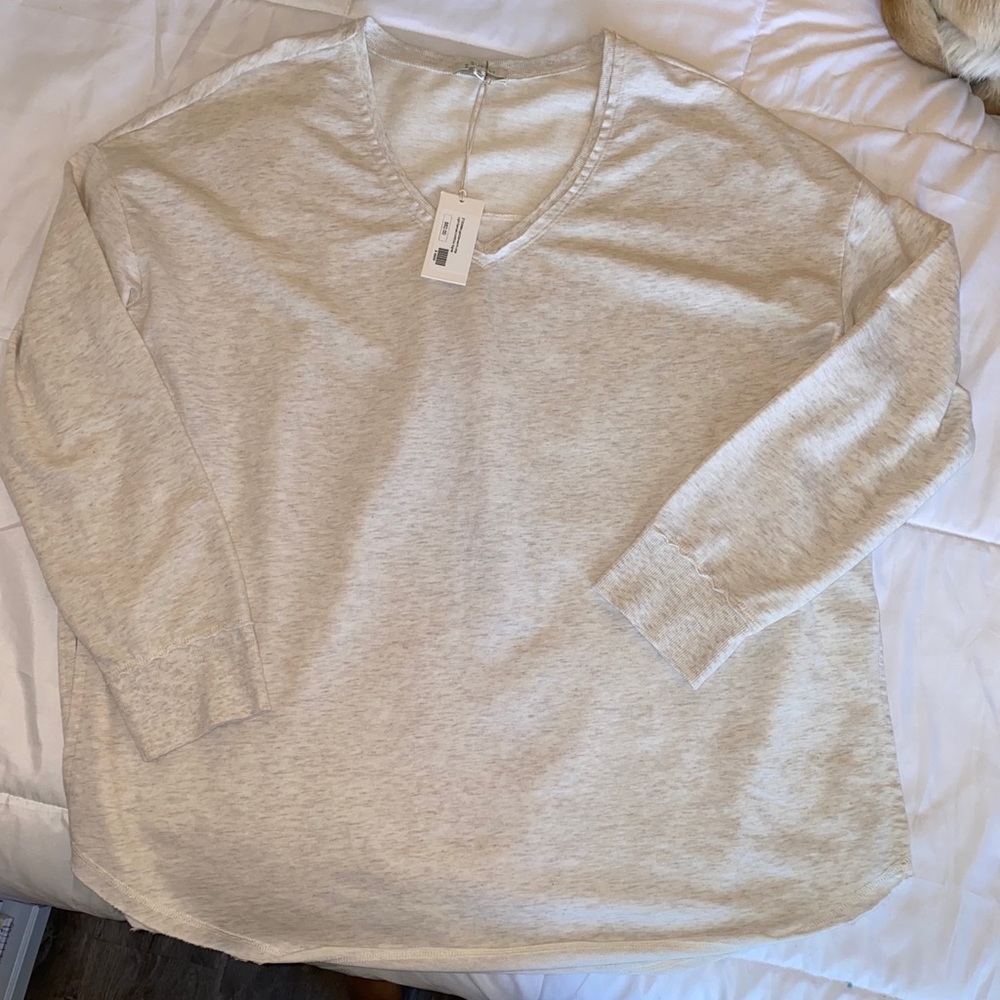 Z supply oversized top cream